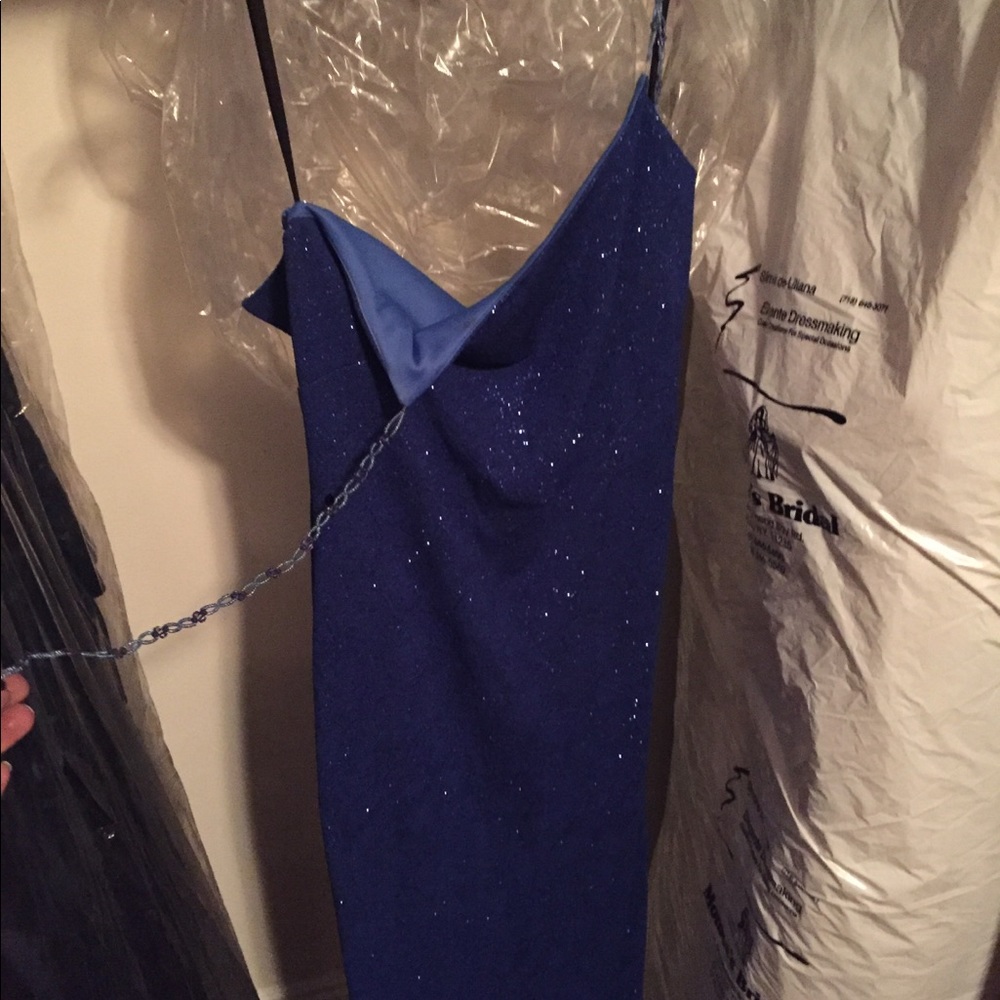 Blue dress